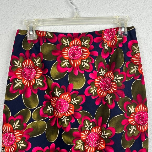Talbots Women's Floral Pattern Stretch Pencil Skirt Size 4 - Picture 3 of 7